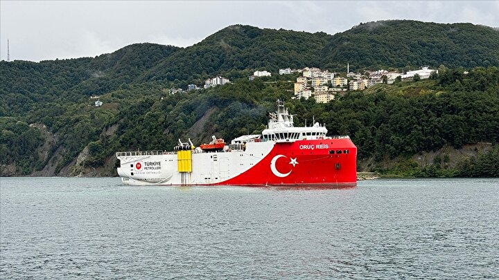Sismik araştırmalar için MTA Oruç Reis