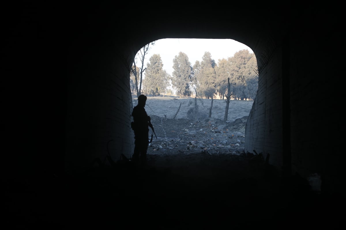 Sahada tespit edilen bir güvenlik alanı